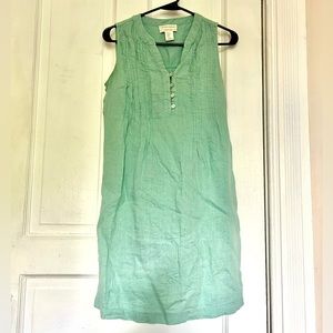 Cynthia Rowley 100% Linen Dress - Teal